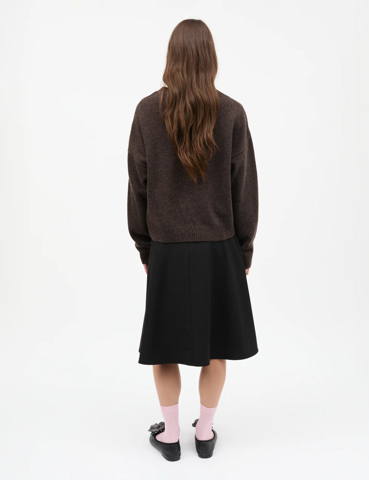 Mads Nørgaard - Yota Knit Tilona Sweater - Turkish Coffee/Phantom