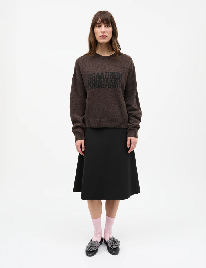 Mads Nørgaard - Yota Knit Tilona Sweater - Turkish Coffee/Phantom