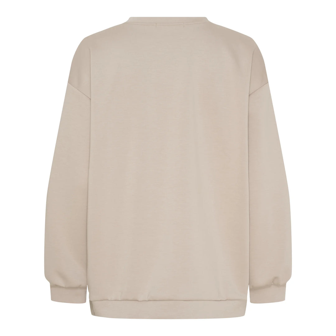 Marta - Hibiscus Sweatshirt - Beige New