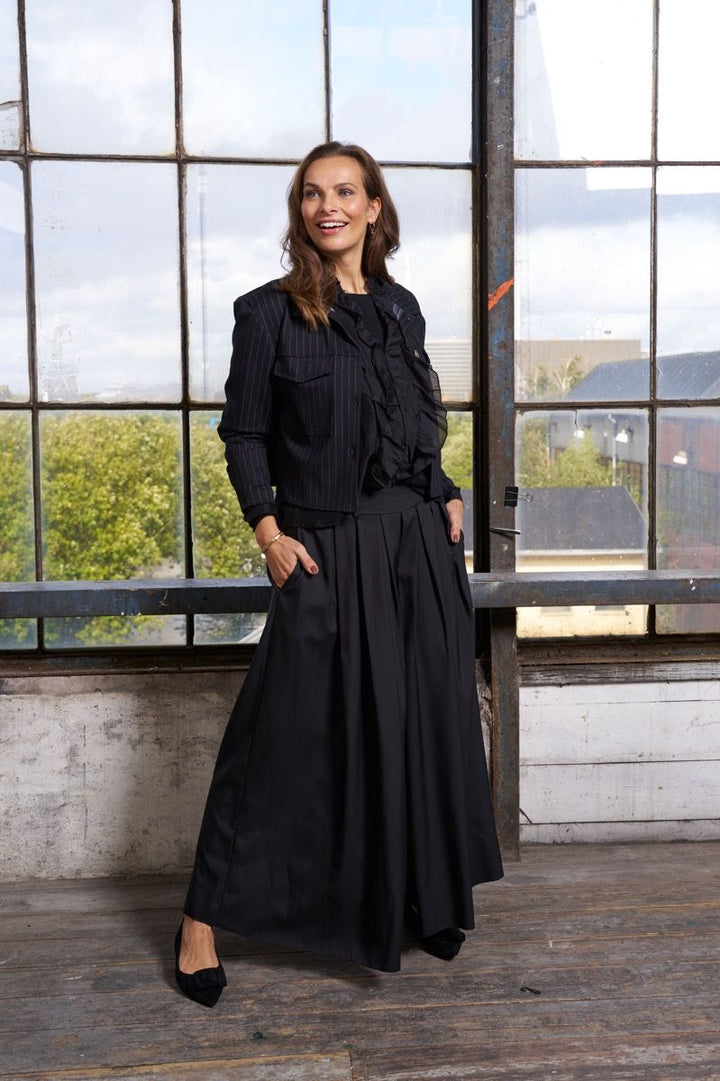 Marta - Amethyst Bukser - Black