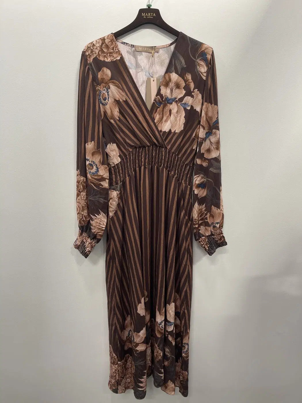 Marta - Parsley Dress - Marrone