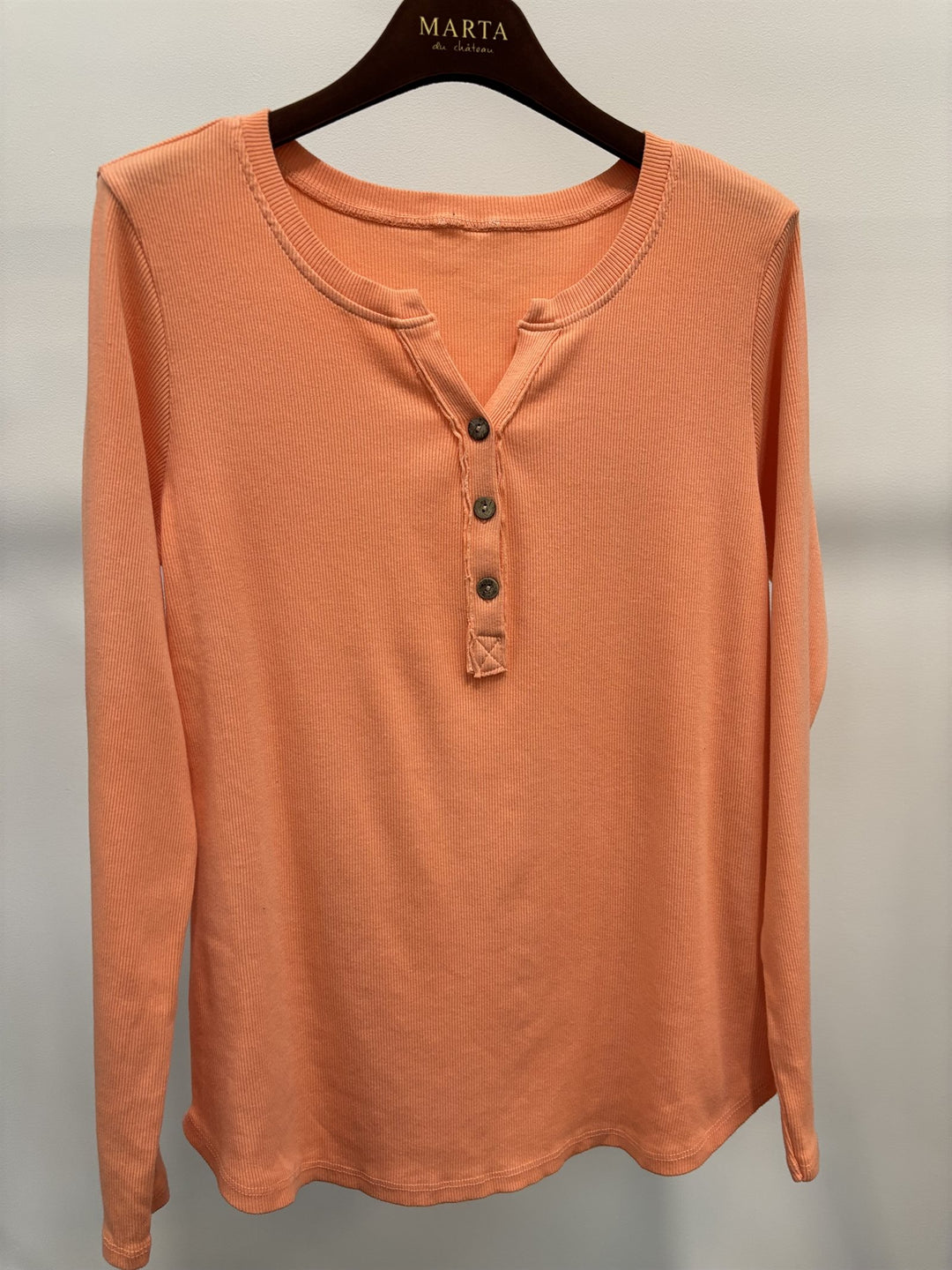 Marta - Magali LS T-shirt - Salmone