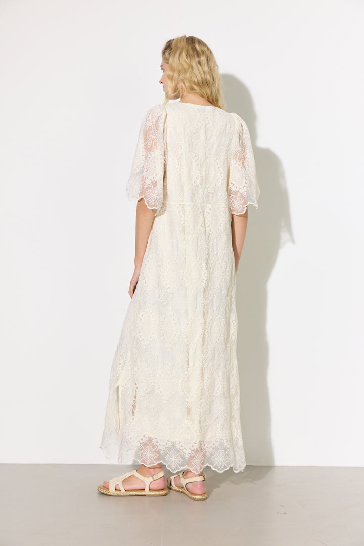 Hunkøn - Lulu Lace Kjole - Creme Lace