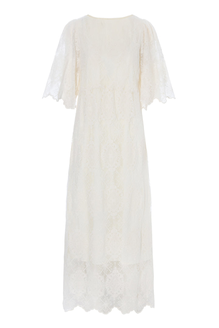 Hunkøn - Lulu Lace Kjole - Creme Lace