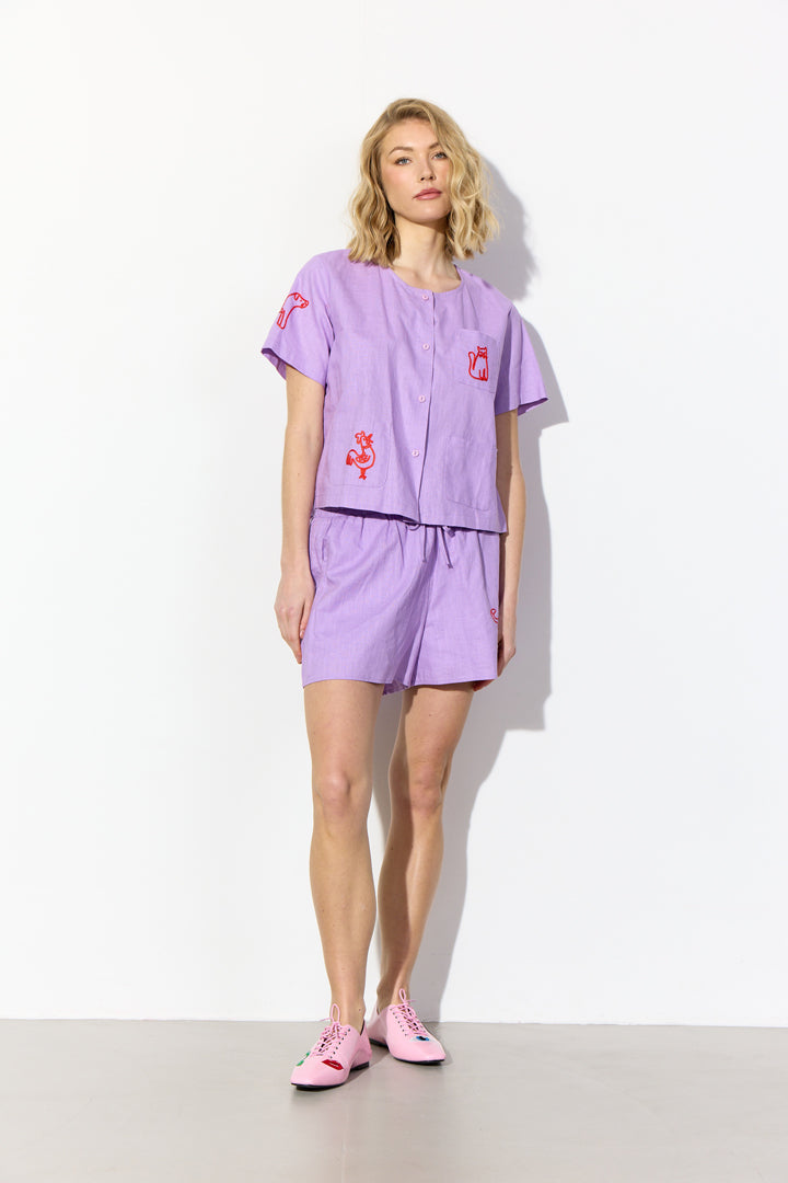 Hunkøn - Nina Skjorte - Lavender