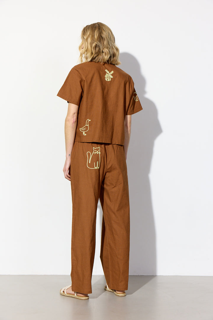 Hunkøn - Nina Bukser - Brown