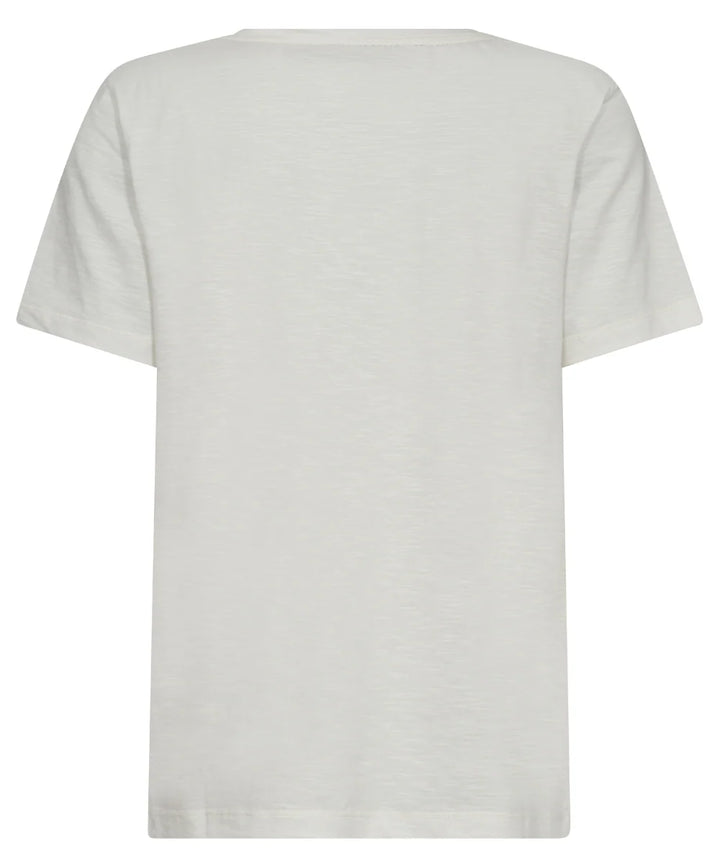 Mos Mosh - Kylah O-SS Deco T-shirt - Ecru