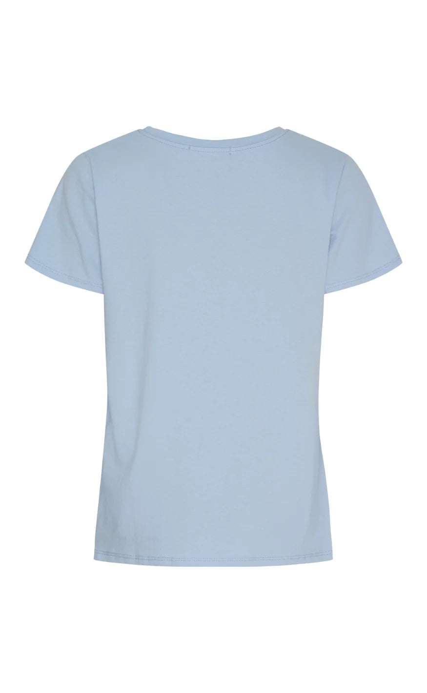Marta - Herdis Tee - Celeste Light/ Beige