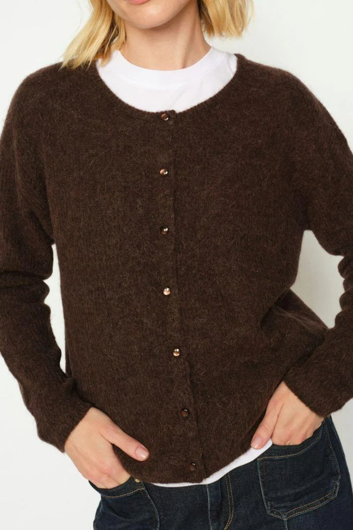 Mos Mosh - Almine Strik Cardigan - Bracken