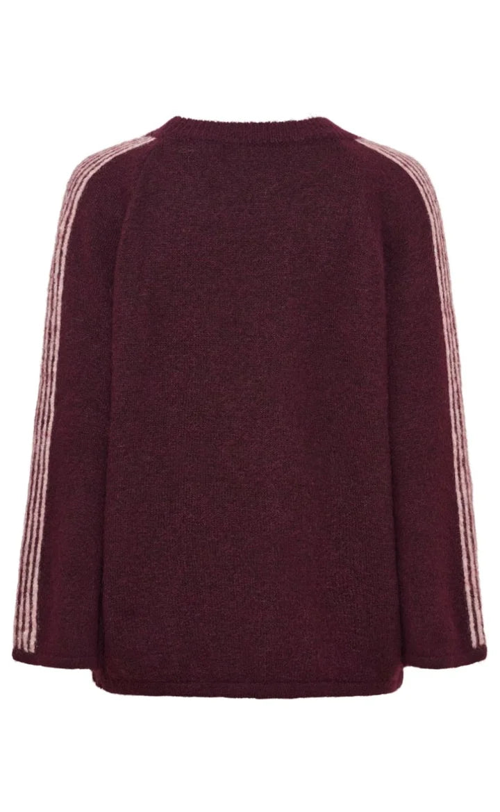 Marta - Velora Strik - Bordeaux039/Rose036