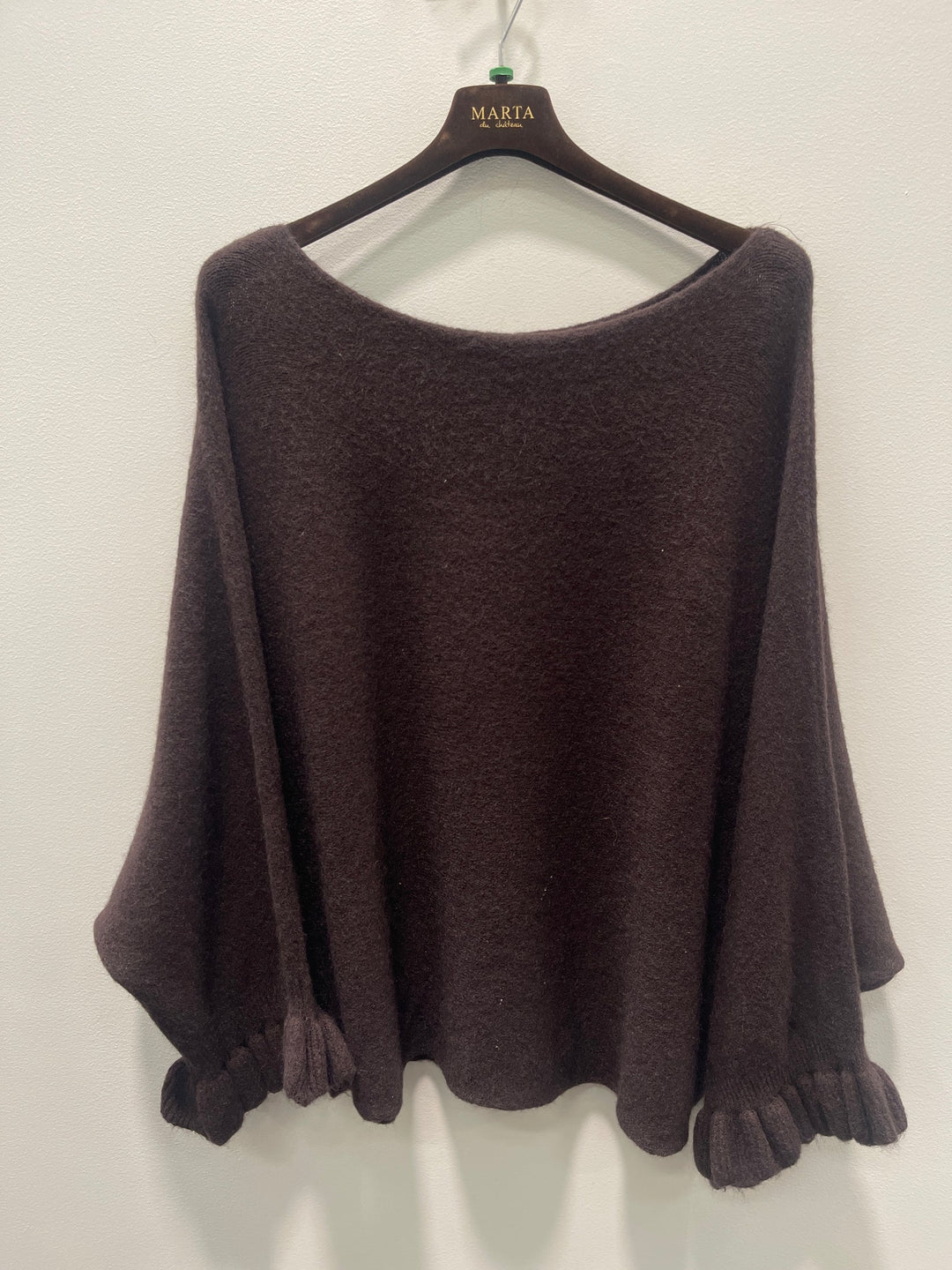 Marta - Elderflower Strik - Chocolate - Onesize