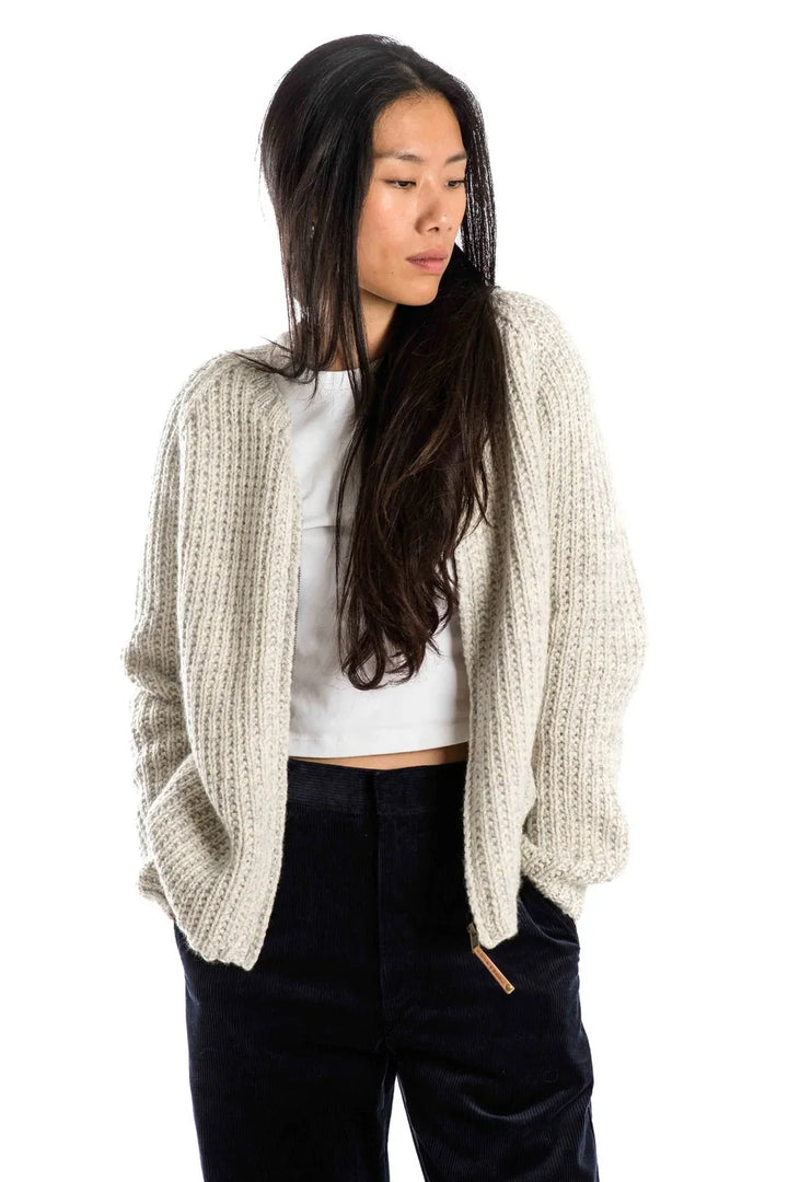 Fuza Wool - Sol Cardigan - Natural