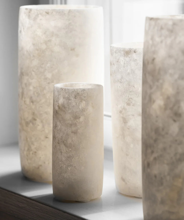 Sirocco Living - Alabaster Medium - White - 20x8 cm