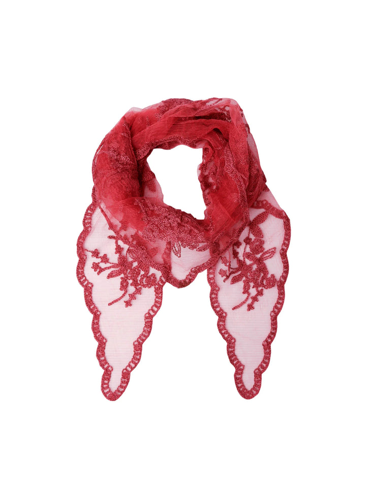 Black Colour - Miriana Triangle Blonde Tørlæde - Berry Red - Onesize