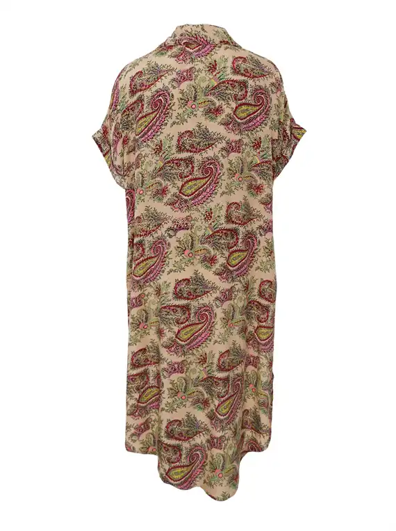 Black Colour - Luna SS Kaftan Tunic - Ruby Meadow - Onesize