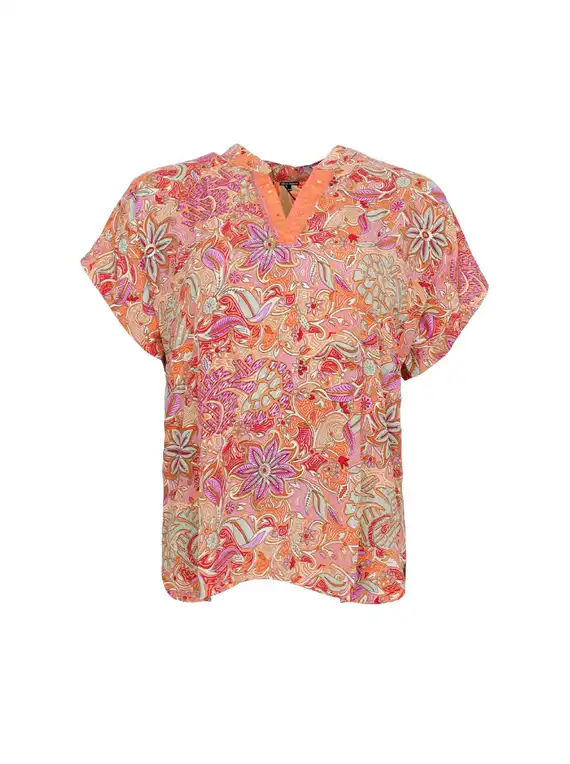Black Colour - BCLuna Andrea top - Orange