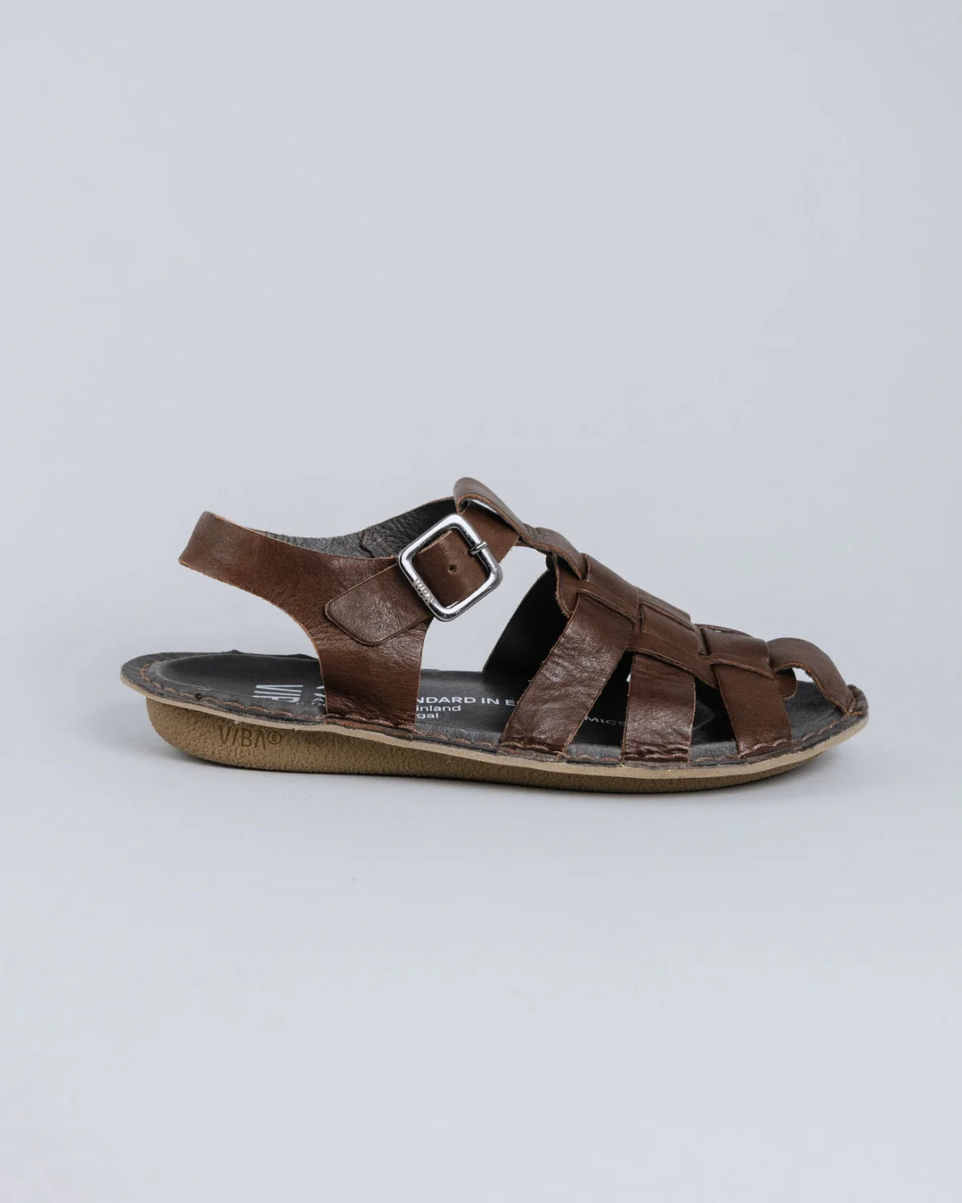 VIBAe - Capri Leather sandal - Cocoa brown