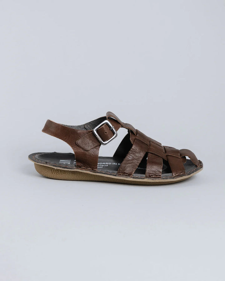 VIBAe - Capri Leather sandal - Cocoa brown