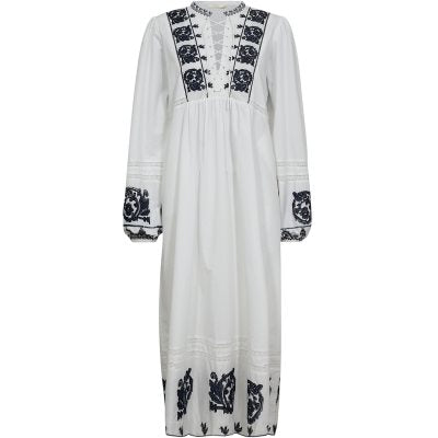 Gossia - AdelaGO - Kjole - White/Blue