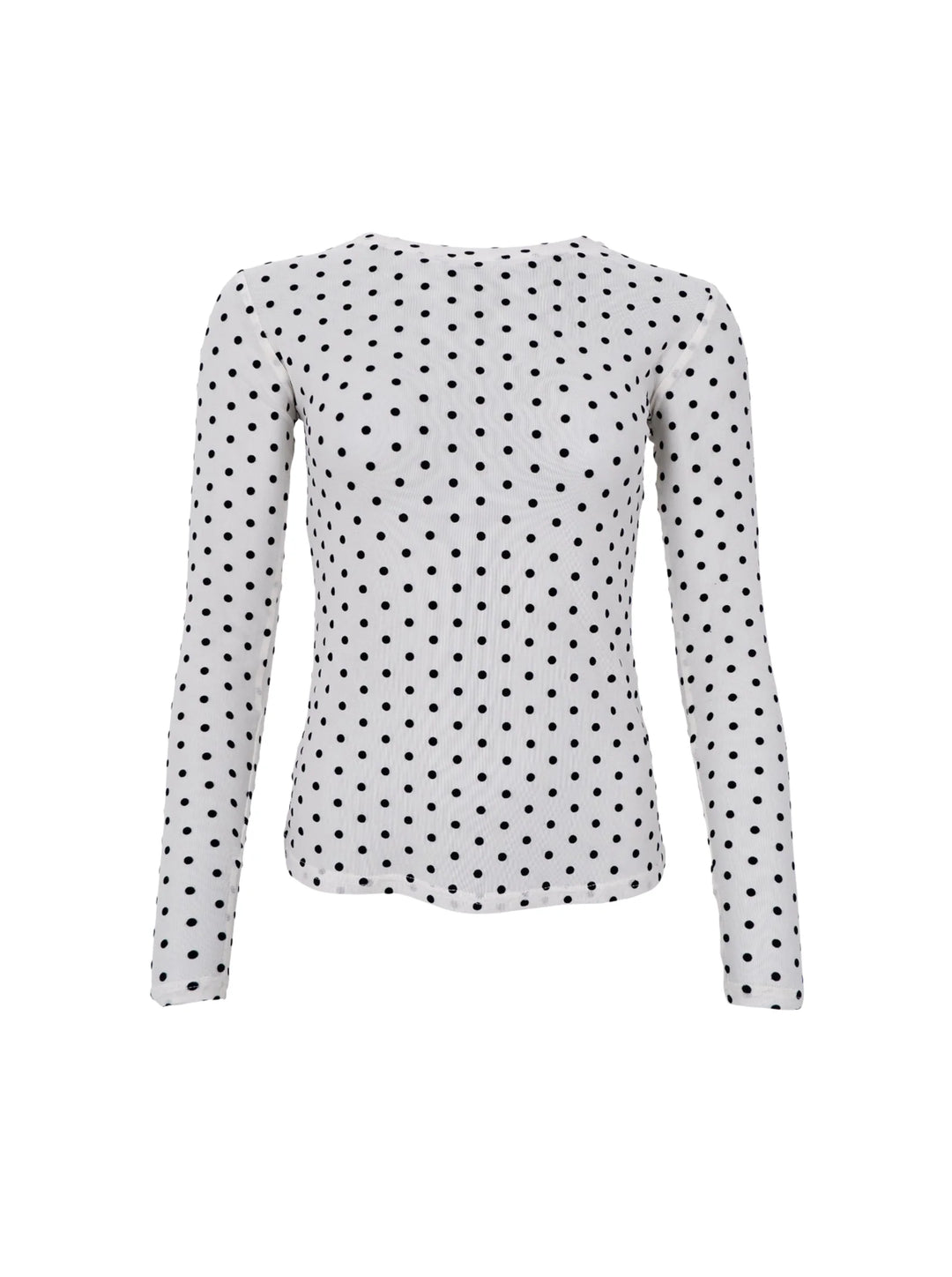 Black colour - Jennie prikket mesh - Off White