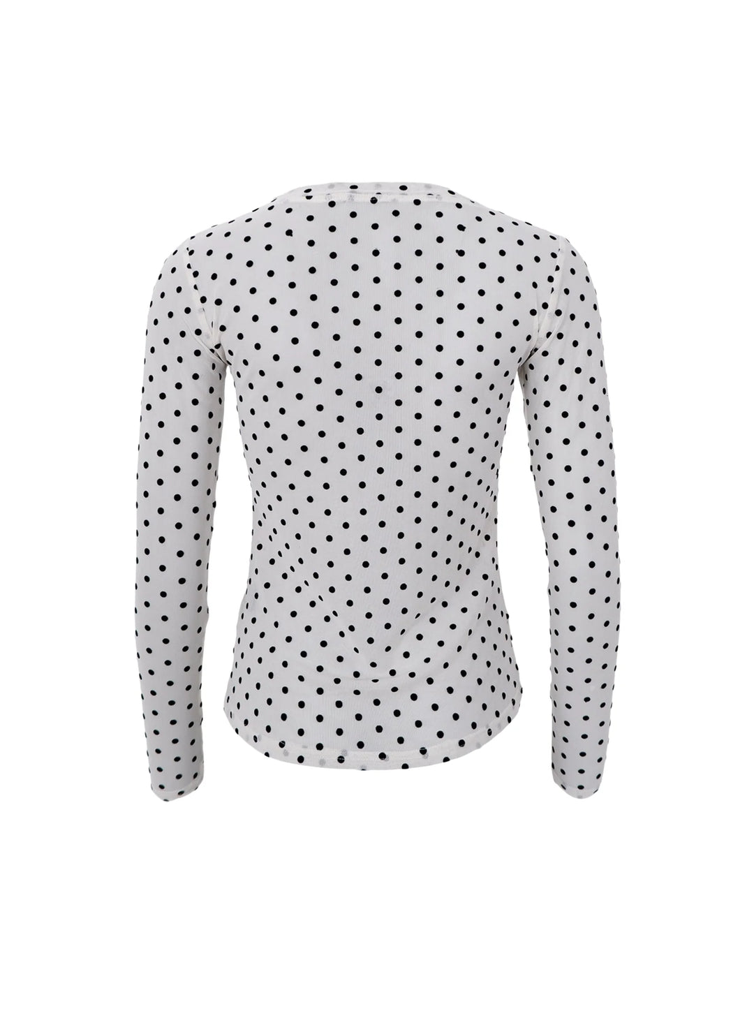 Black colour - Jennie prikket mesh - Off White