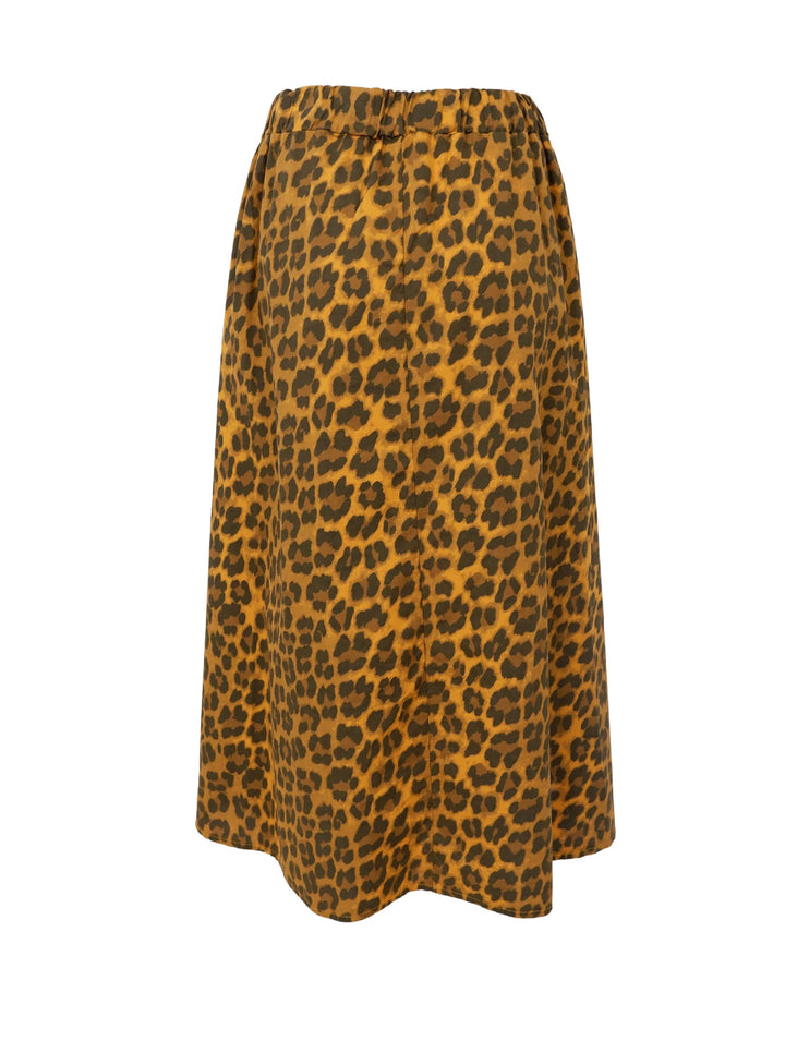 Black Colour - Abbie Skirt - Mustard Leo