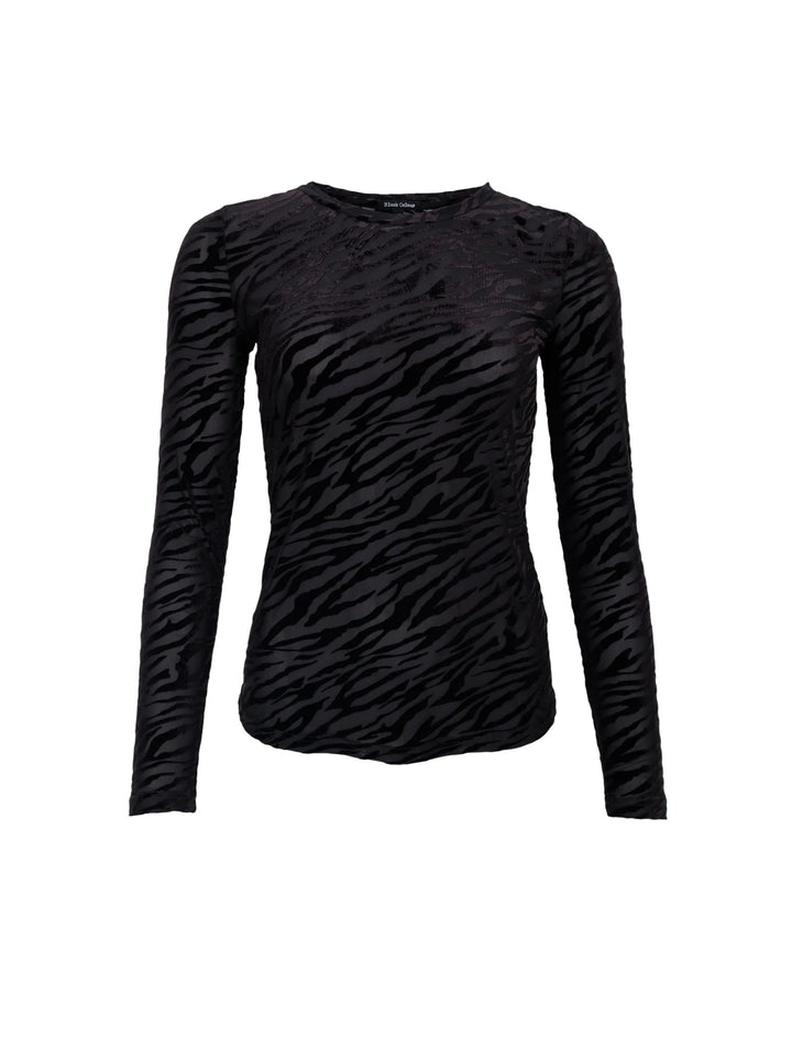 Black Colour - Zenia mesh - Black
