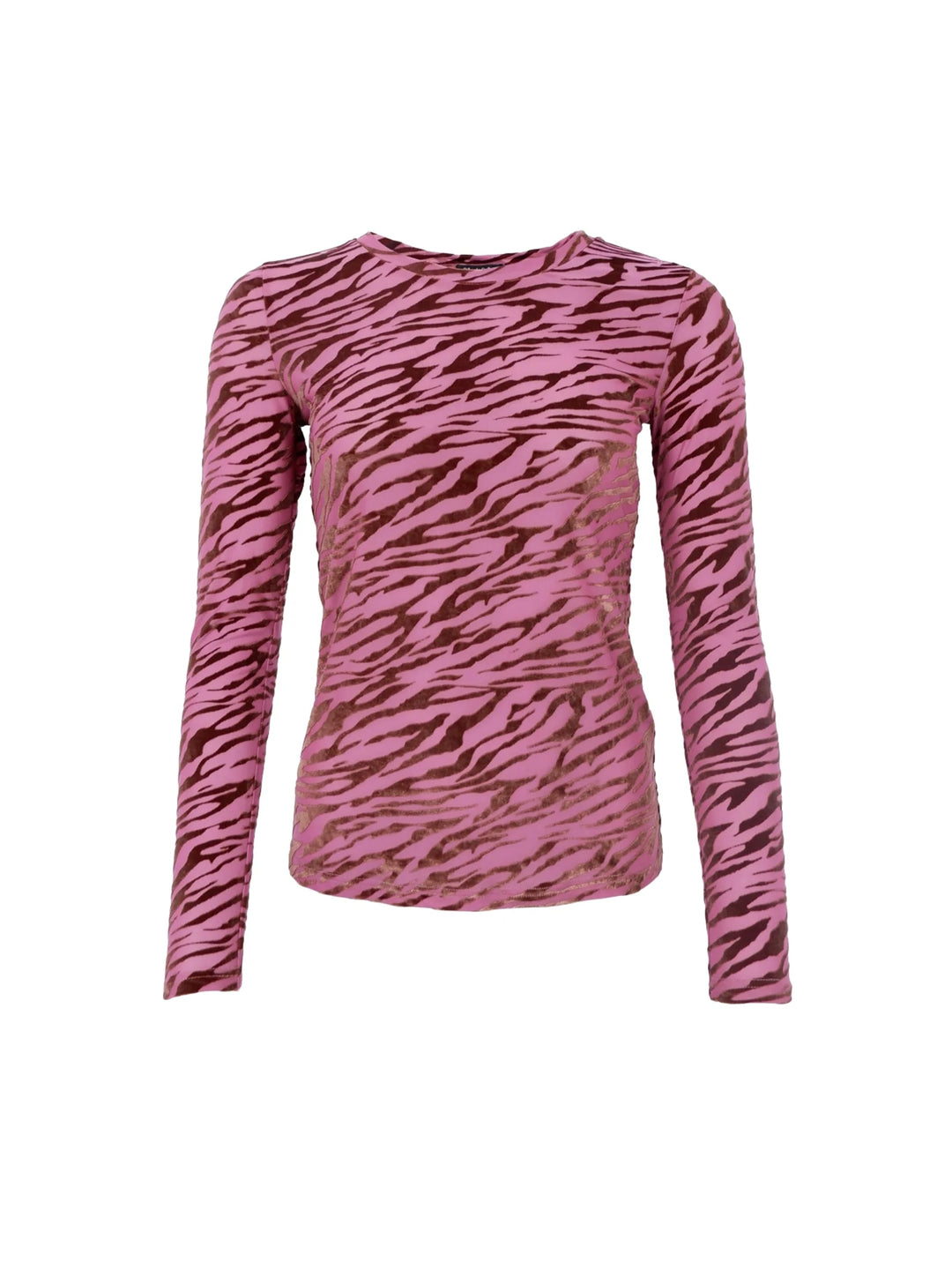 Black Colour - zenia mesh - Berry rose
