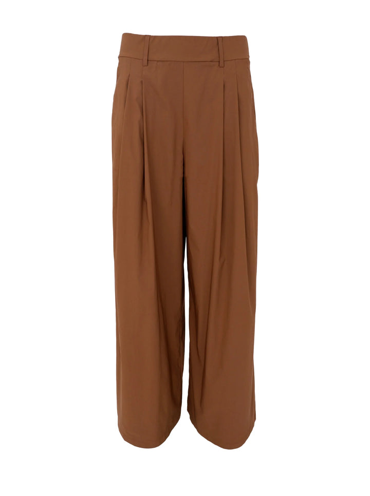 Black Colour - Davina Wideleg Bukser - Hazelnut Brown