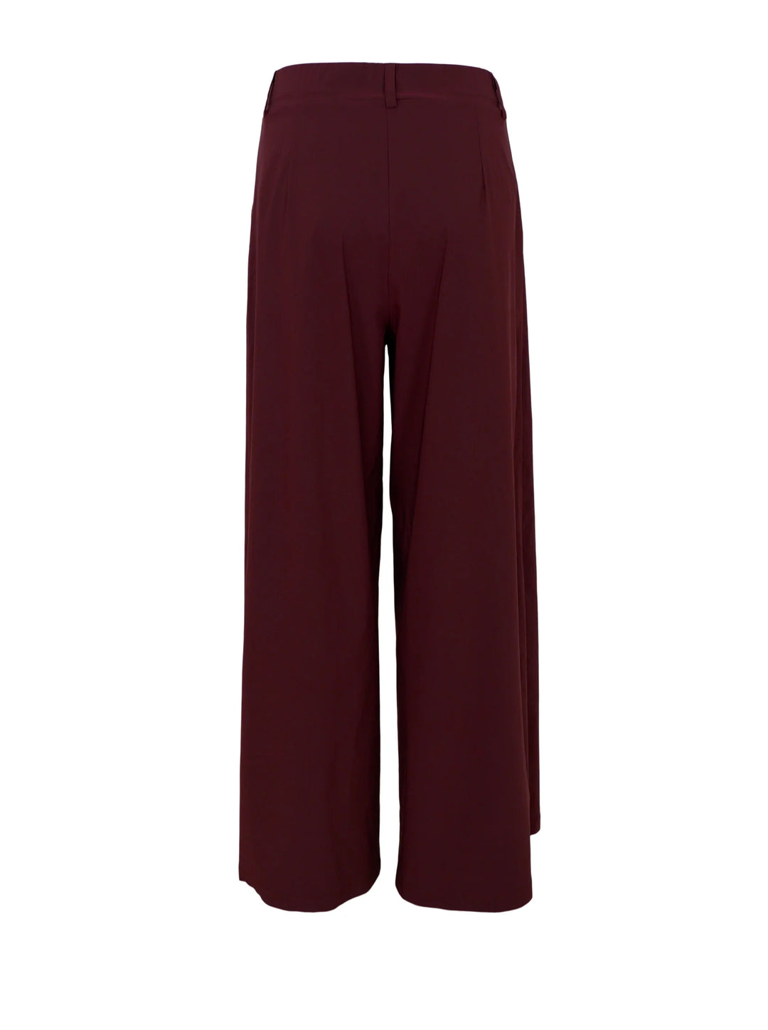 Black Colour - Davina Wide Leg Pants - Plum