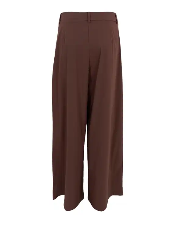 Black Colour - Davina wideleg Bukser - Coffee