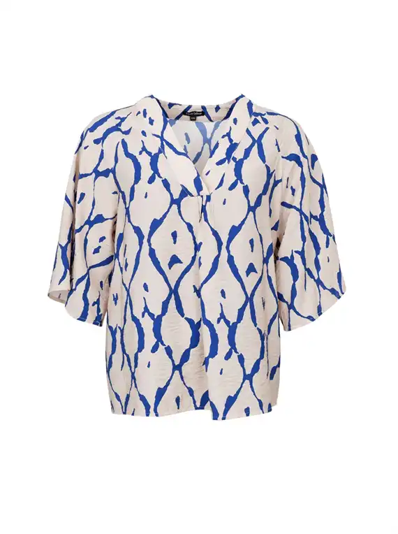 Black Colour - Chloe Raglan Bluse - Blue