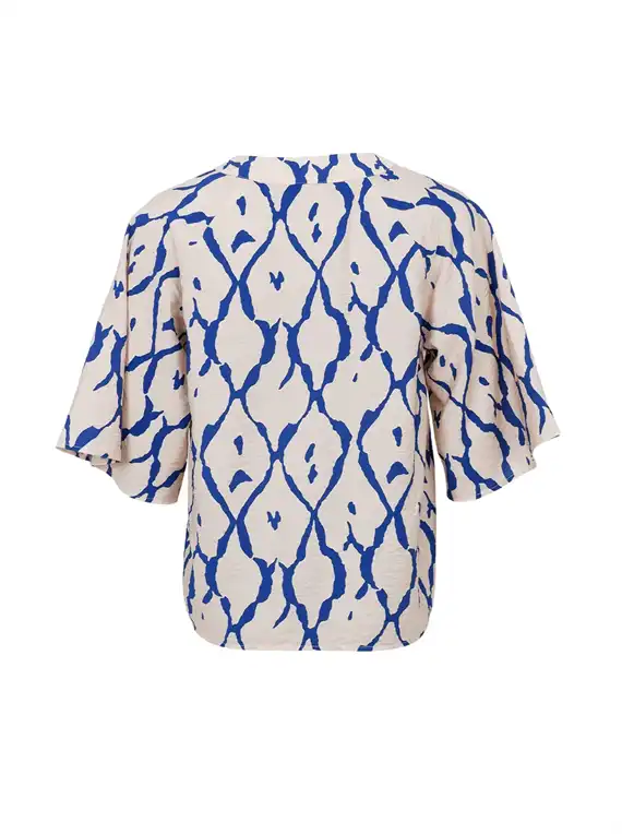 Black Colour - Chloe Raglan Bluse - Blue
