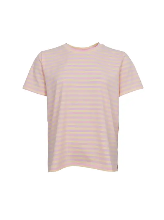 Black Colour - Maude SS T-shirt - Yellow Rose