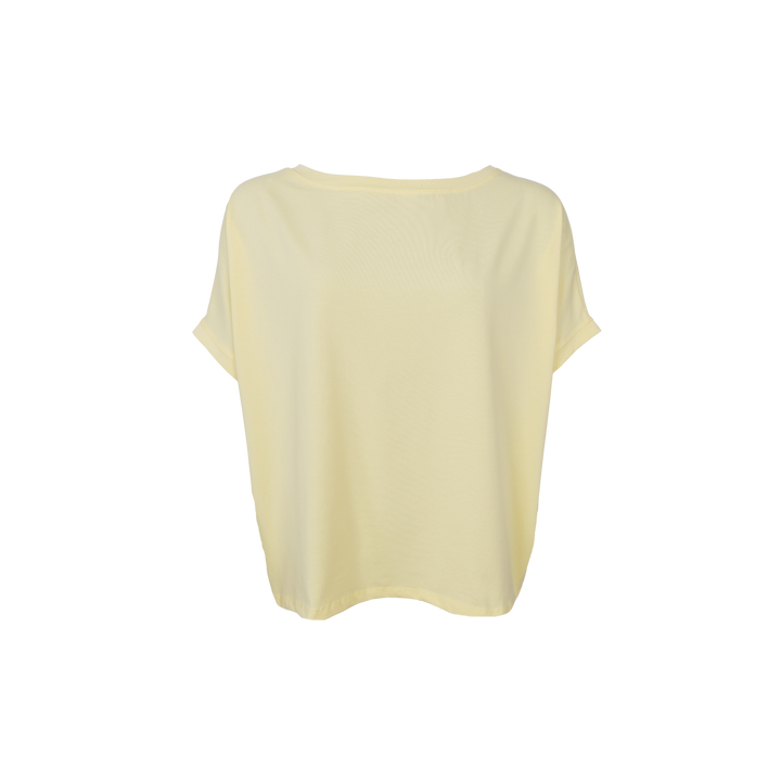 Black Colour -  May Loose bluse - Pastel Yellow