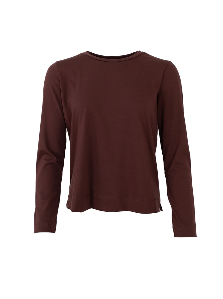 Black Colour - May LS t-shirt - Coffee