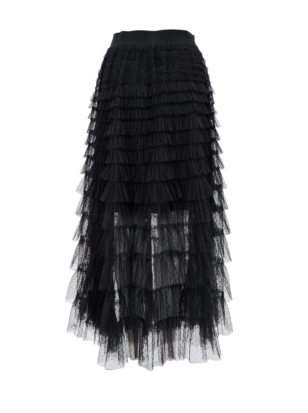 Black Colour - Angelina Mesh Nederdel - Black