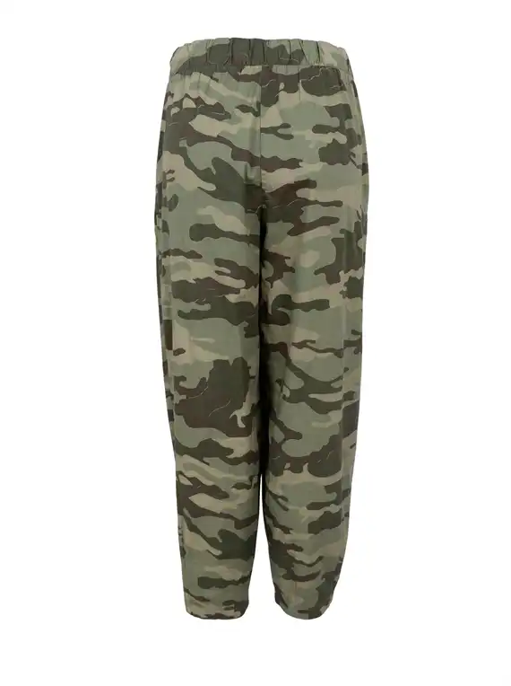 Black Colour - Abbie Barrel Bukser - Camouflage