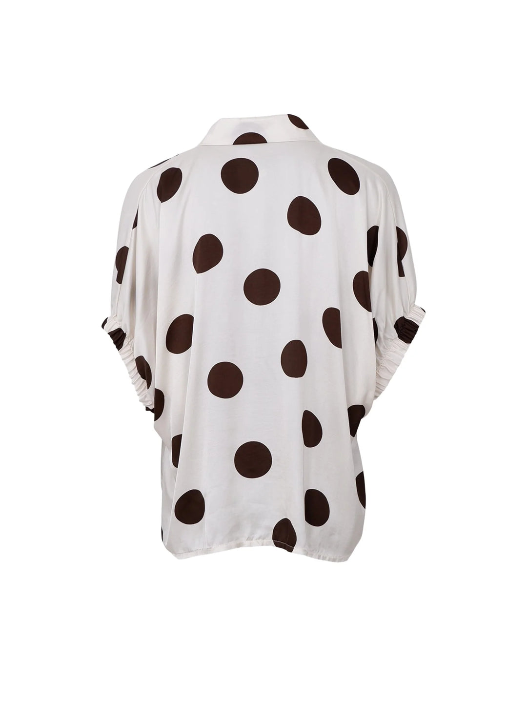 Black Colour - Mabel skjorte - off white dot - Onesize