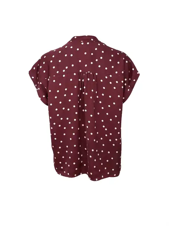 Black Colour - Valery SS Bluse - Plum