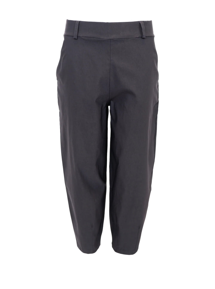 Black Colour - Beverly Barrel Bukser - Steel Grey