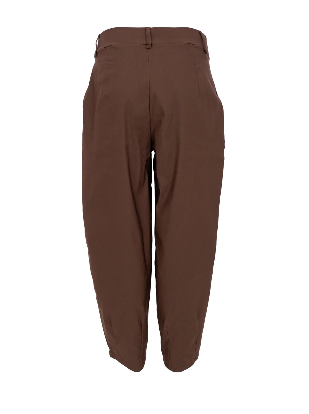 Black Colour - Beverly Barrel Bukser - Hazelnut Brown