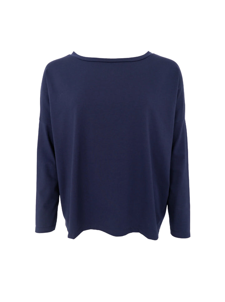 Black Colour - May Loose LS bluse - Navy