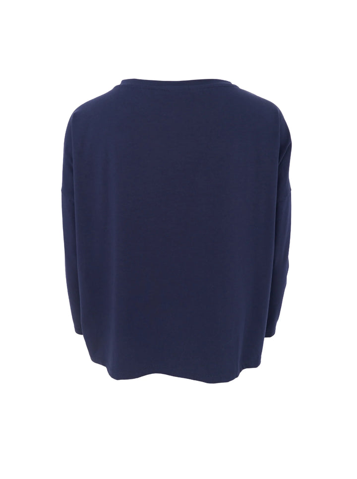 Black Colour - May Loose LS bluse - Navy