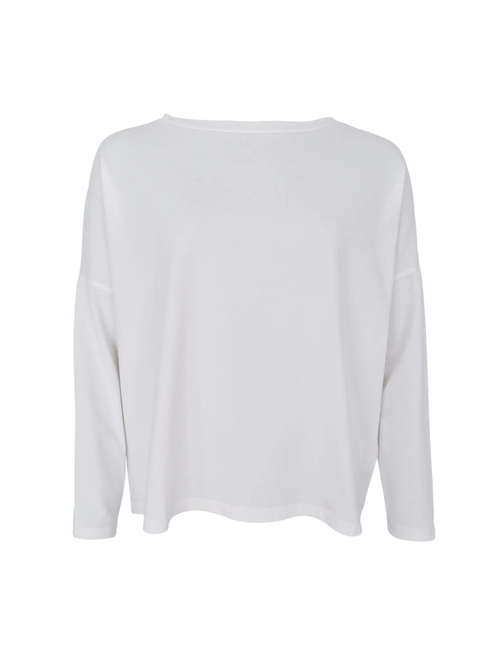 Black Colour - May loose LS bluse - Off White