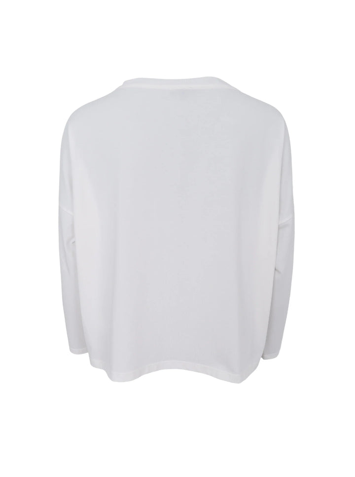 Black Colour - May loose LS bluse - Off White