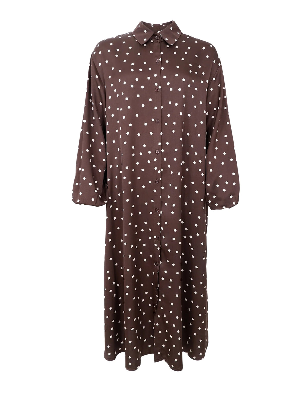 Black Colour - Valery Dress - Coffee