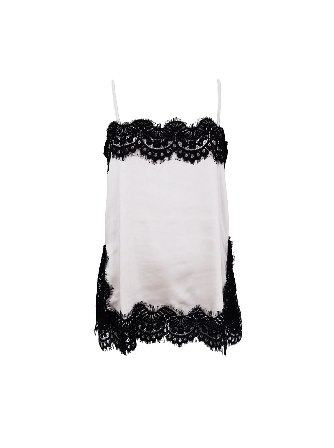 Black Colour - Evie Lace Stop Top - Pearl