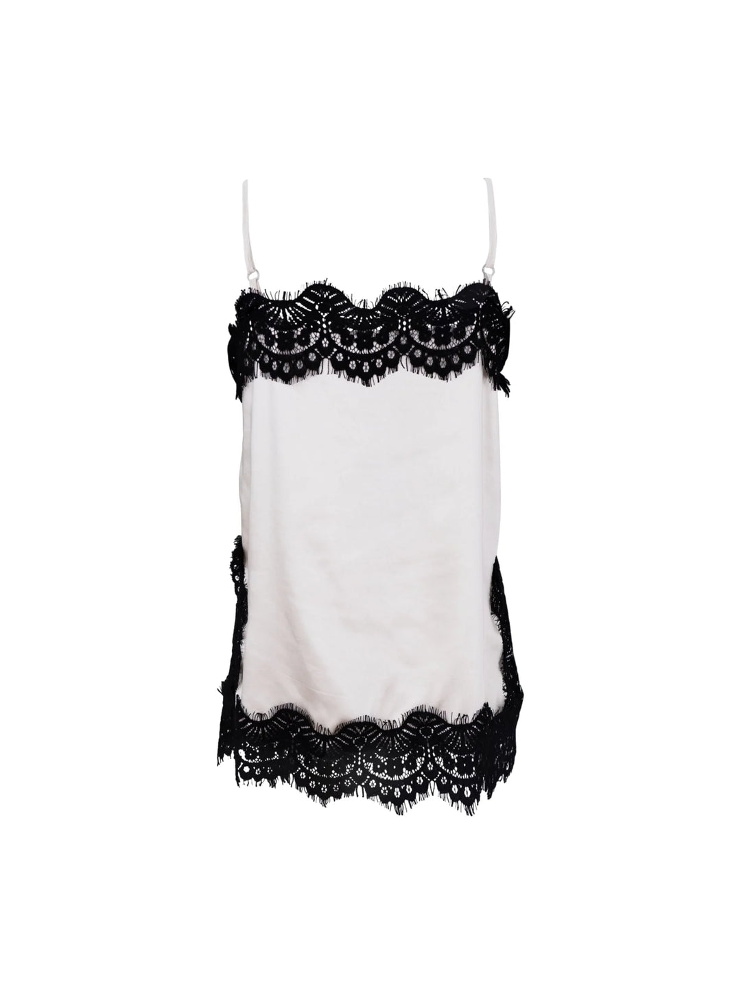 Black Colour - Evie Lace Stop Top - Pearl