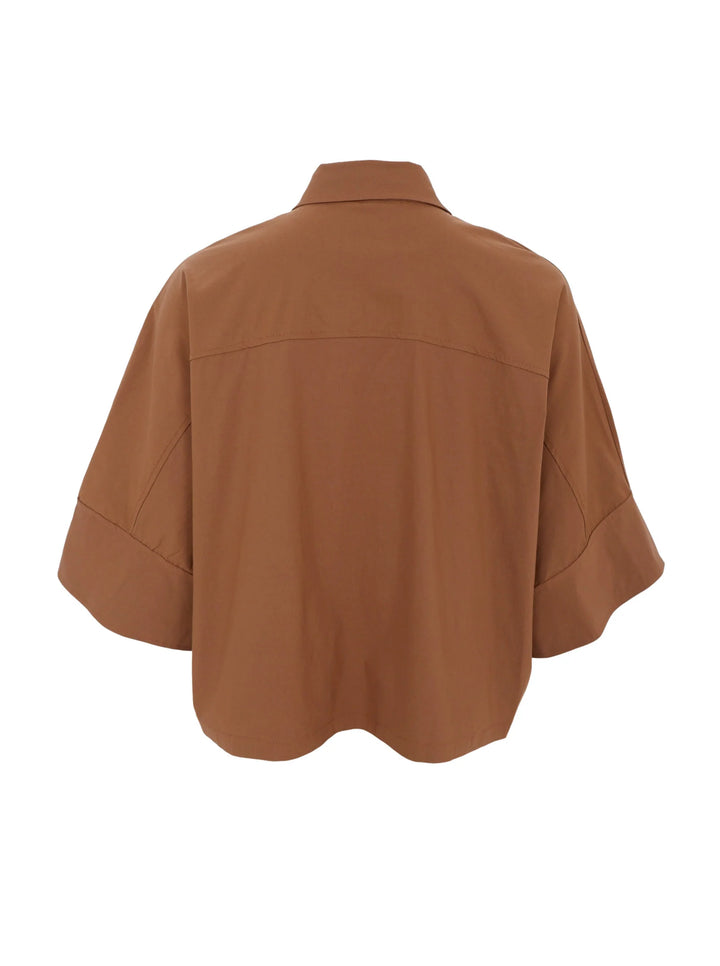 Black Colour - Davina Loose Skjorte - Hazelnut Brown - Onesize